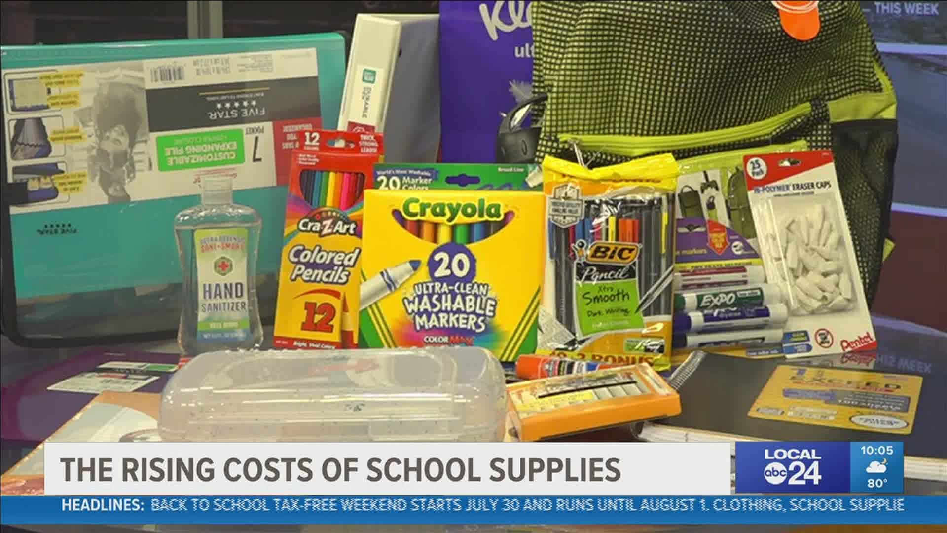 The National Retail Federation predicts families with kids grades K-12 will spend more than $800 dollars on back-to-school items.
