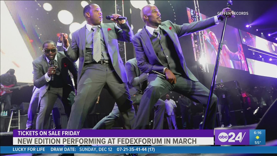 New Edition to take the stage at FedExForum in March, with Charlie Wilson and Jodeci