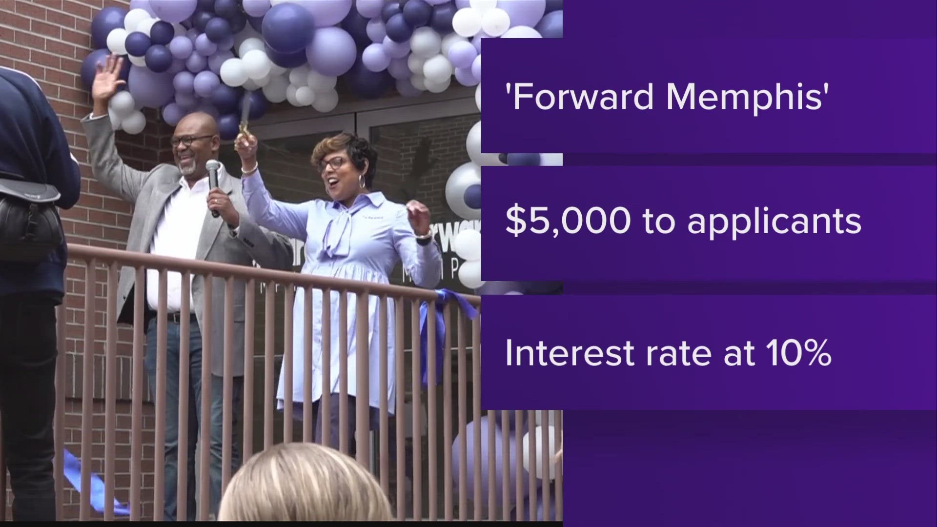 'Forward Memphis' announced a partnership with banks and non-profits to provide up to $5,000 to qualified applicants.
