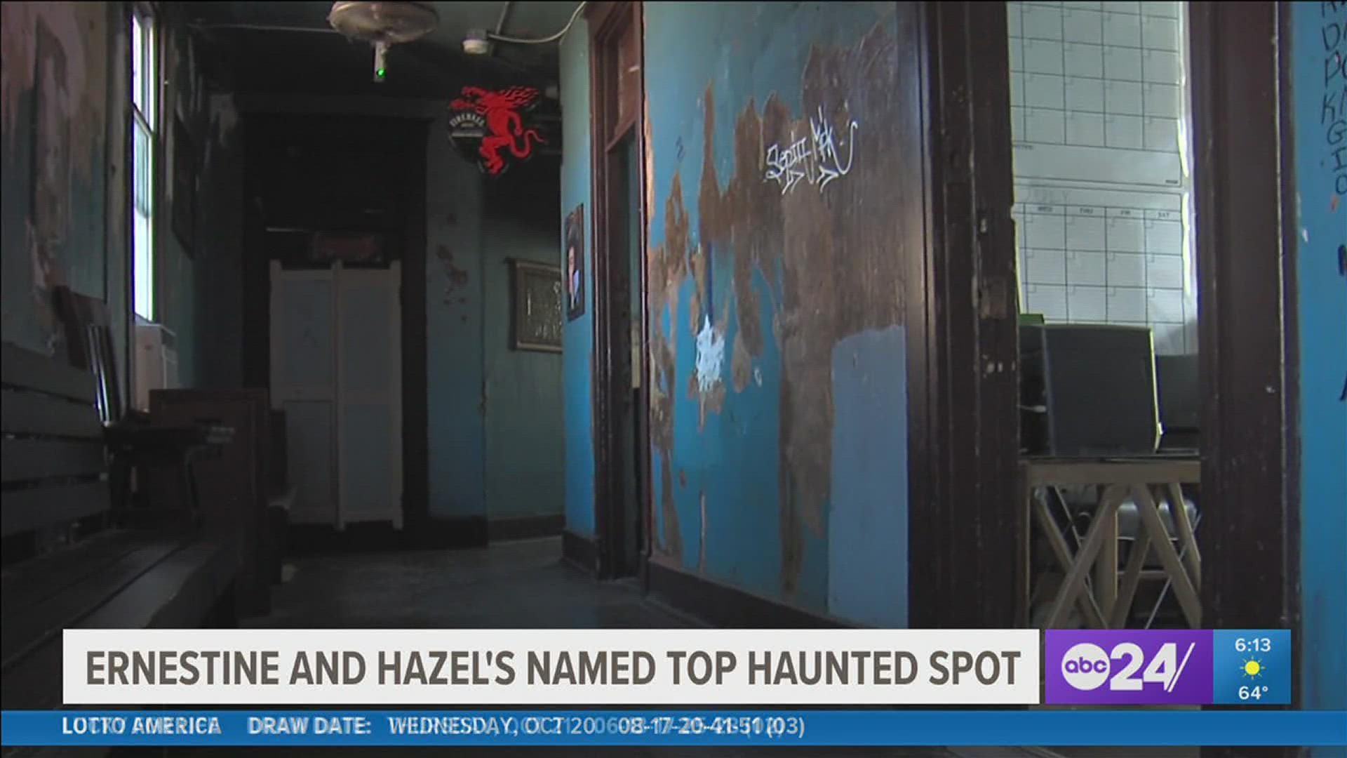 The popular bar on South Main in downtown Memphis was named the fourth most haunted spot in America by the review site.