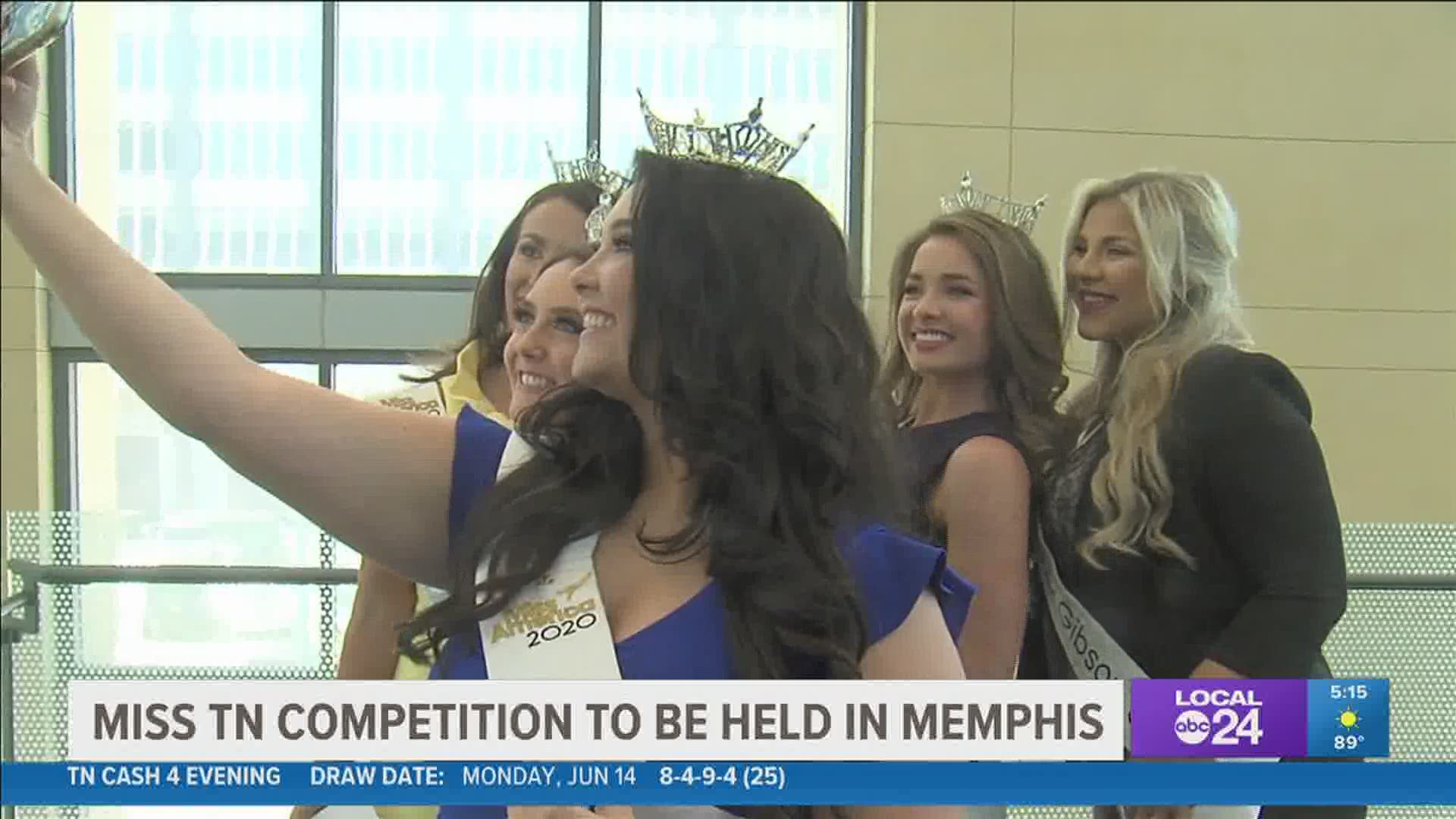 The Miss Tennessee Scholarship Competition will be July 1-3 at the Cannon Center.