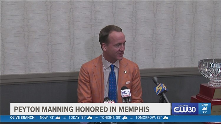 Peyton Manning honored in Memphis