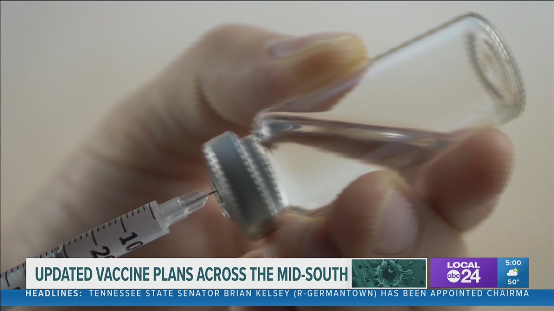 Local 24 News’ Brad Broders looks at the vaccination plans for Tennessee, Mississippi, and Arkansas.