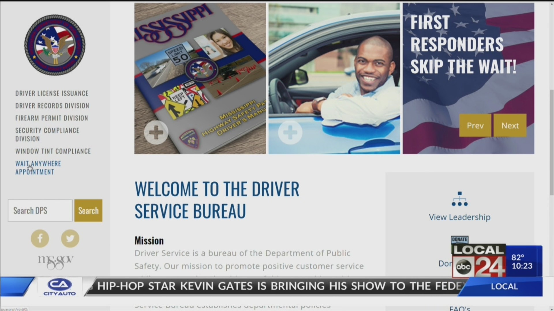 Mississippi drivers now can make appointments for visits to the DMV