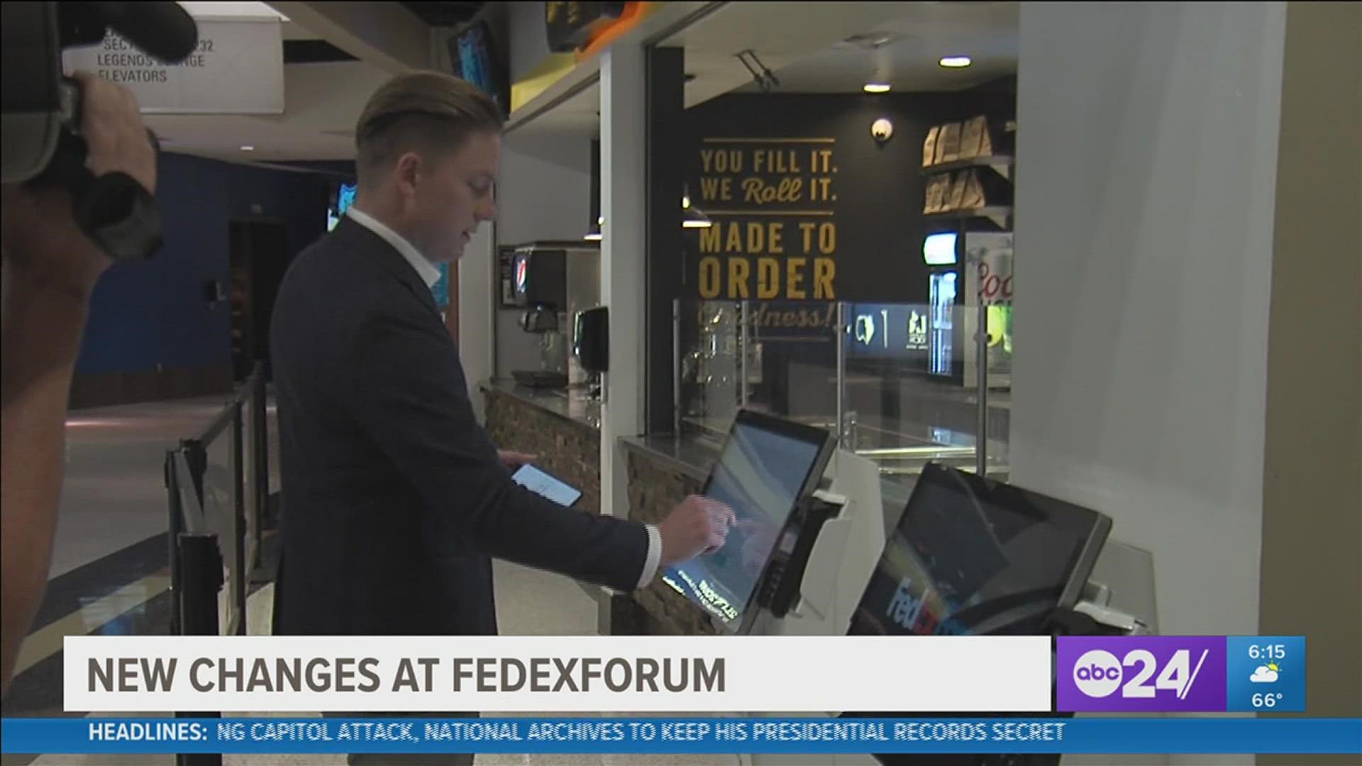 ABC24 got an inside look at changes the Forum made to its plaza