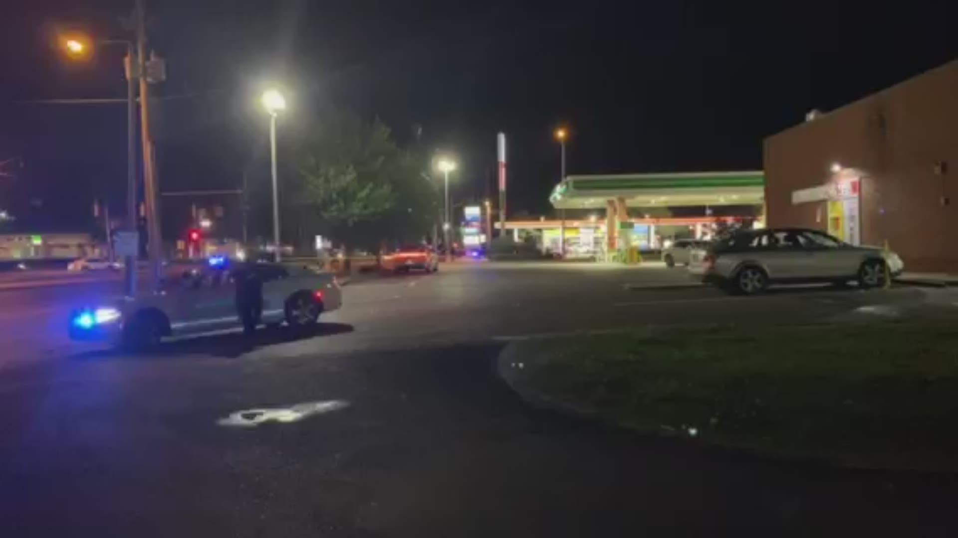 Memphis Police are investigating a shooting outside of a Cordova gas station.