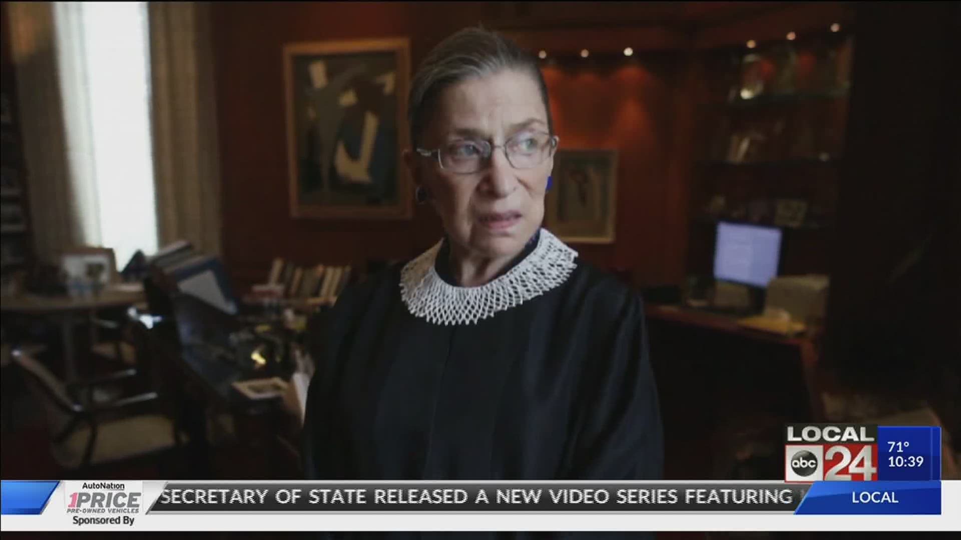 The speakers said Ginsburg paved a pathway for them to enter a field formerly dominated by men.