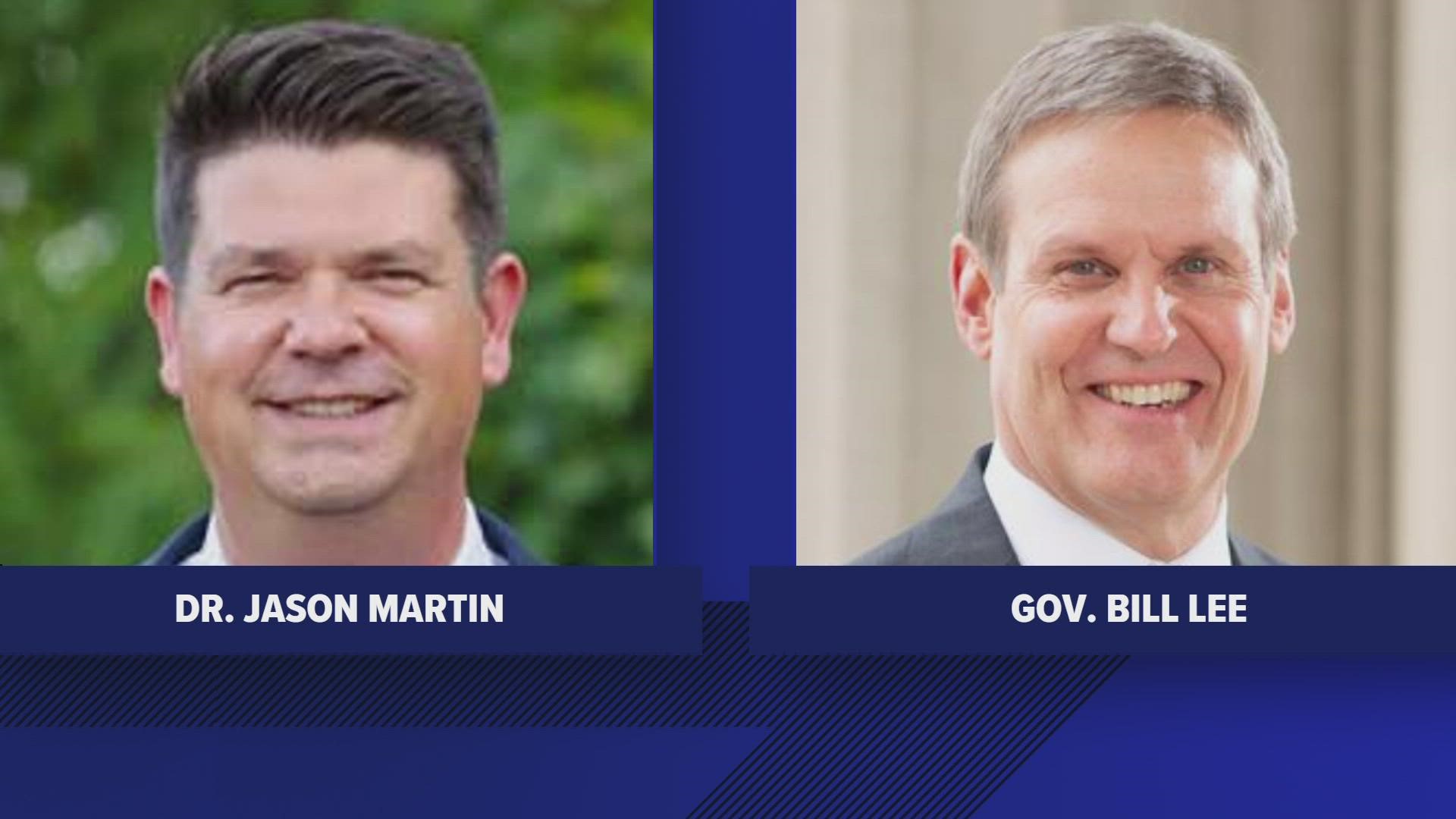 Tennessee Gov. Lee won't debate Jason Martin. Here's why 