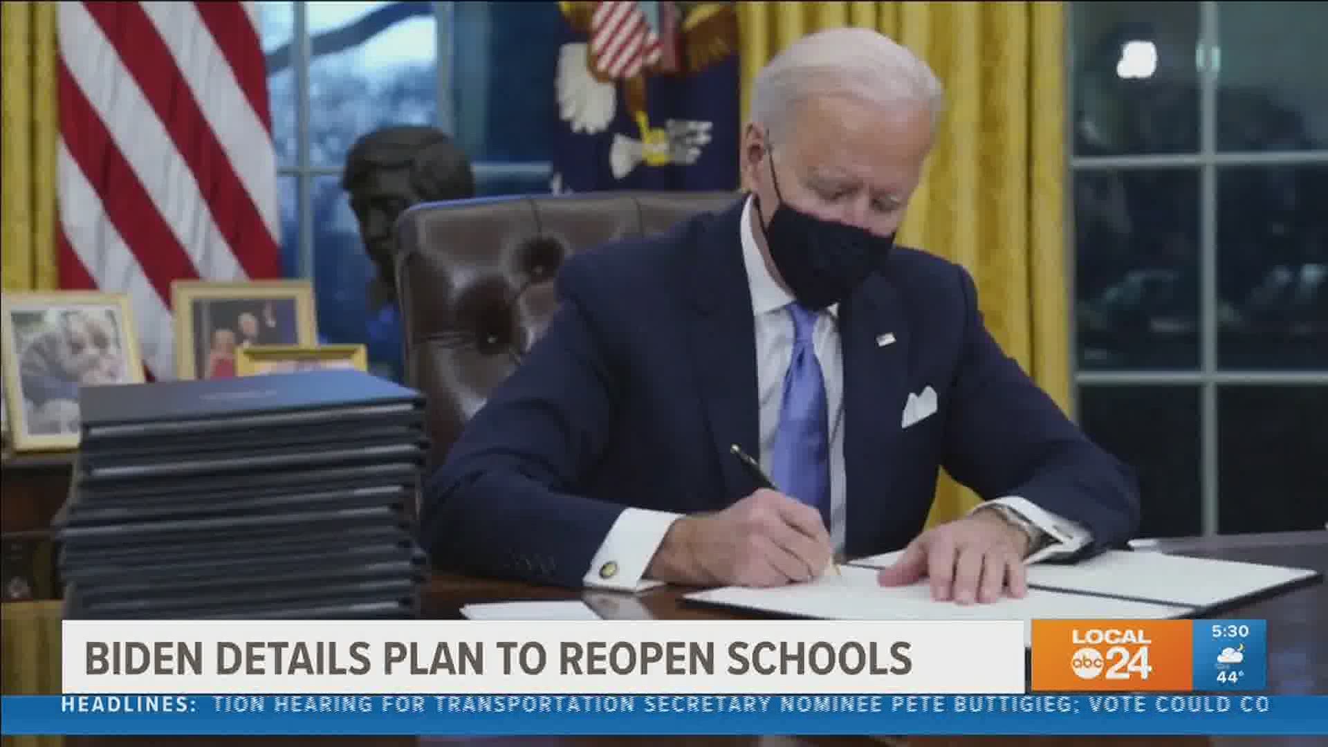 President Joe Biden's COVID19 response and preparedness plan includes the lofty goal; Shelby Co. Schools wants to stick with the science.