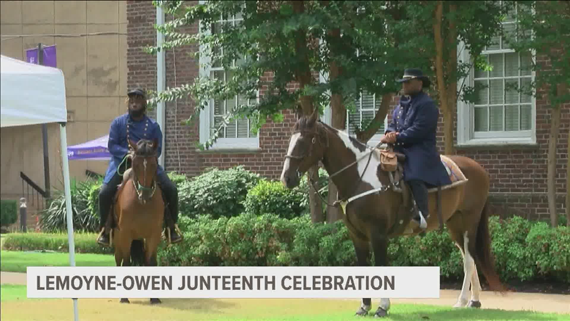 There was a re-enactment & bike ride at LeMoyne-Owen College, special demonstrations at Slave Haven Underground Railroad Museum, & a 1st ever event in Orange Mound.