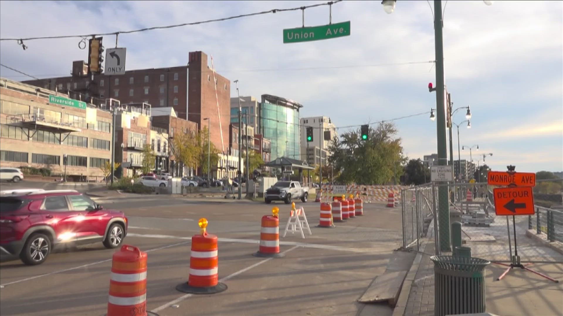 Riverside Drive is set to reopen to through traffic on Monday, November 13, 2023, at 5 a.m.