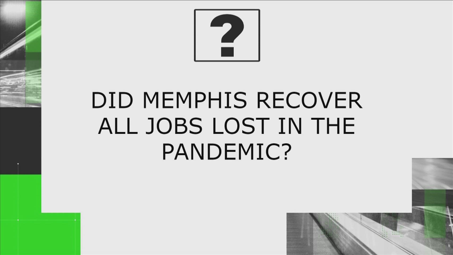 The Greater Memphis Chamber said 2021 was also a record year for creating jobs in Memphis.