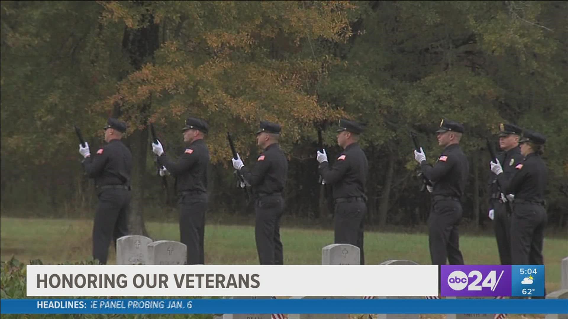 Memphians are honoring those who answered the call and sacrificed everything this Veteran's Day.
