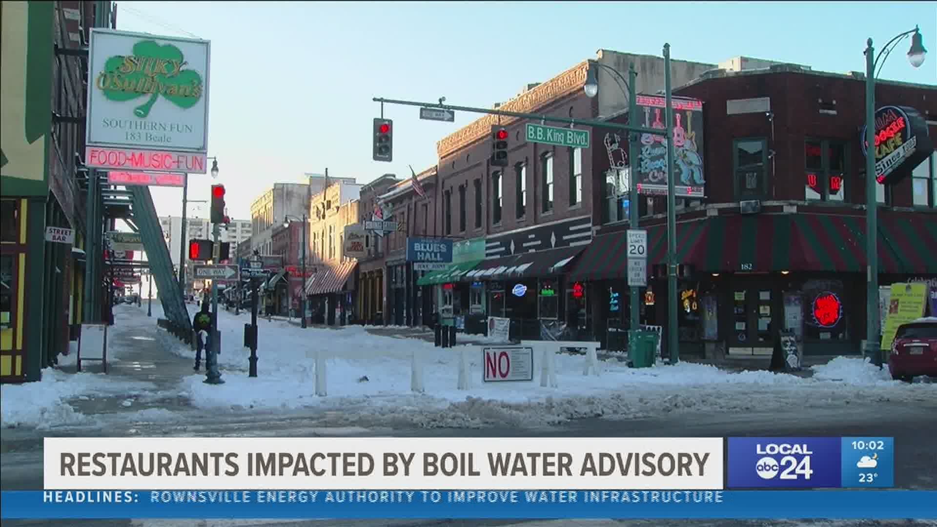 MLGW's boil water advisory is the latest hurdle Memphis restaurants are facing.