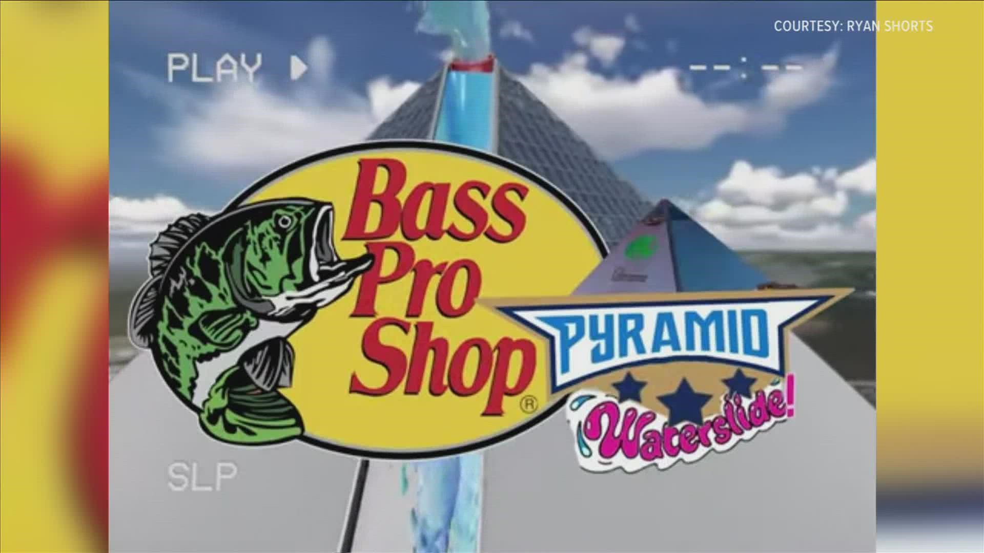 No, Bass Pro Shops has no plans for a waterslide at the Pyramid