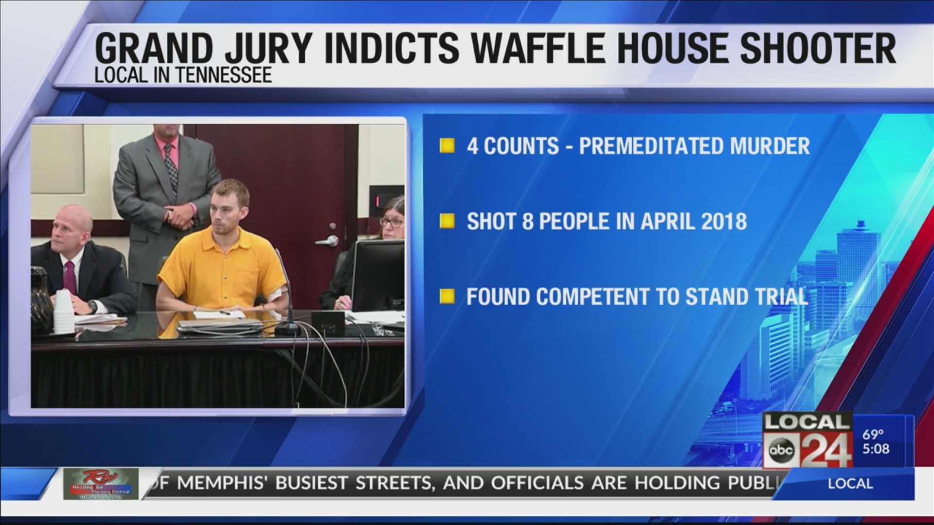 Accused Waffle House Shooter Indicted