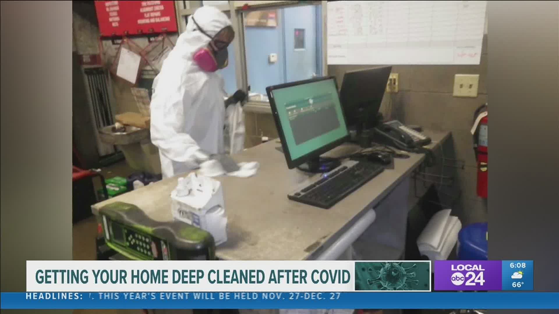“As people started to go back to work, we saw a rise in the COVID cleaning,” said Marcus Fors, PuroClean owner.