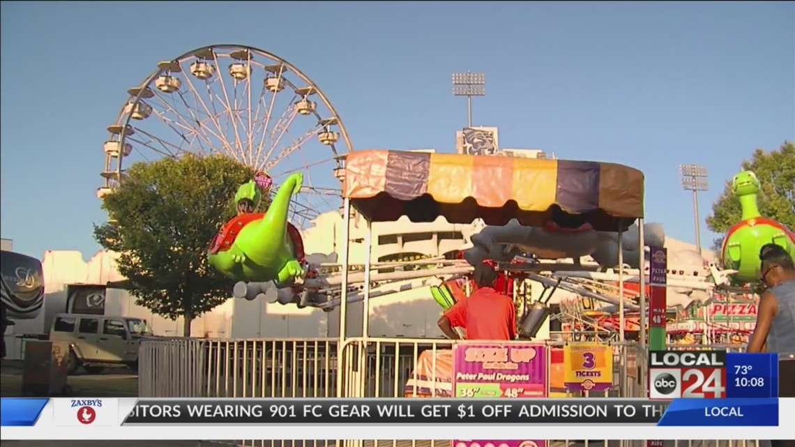 Bluff City Fair underway at Tiger Lane at the Fairgrounds