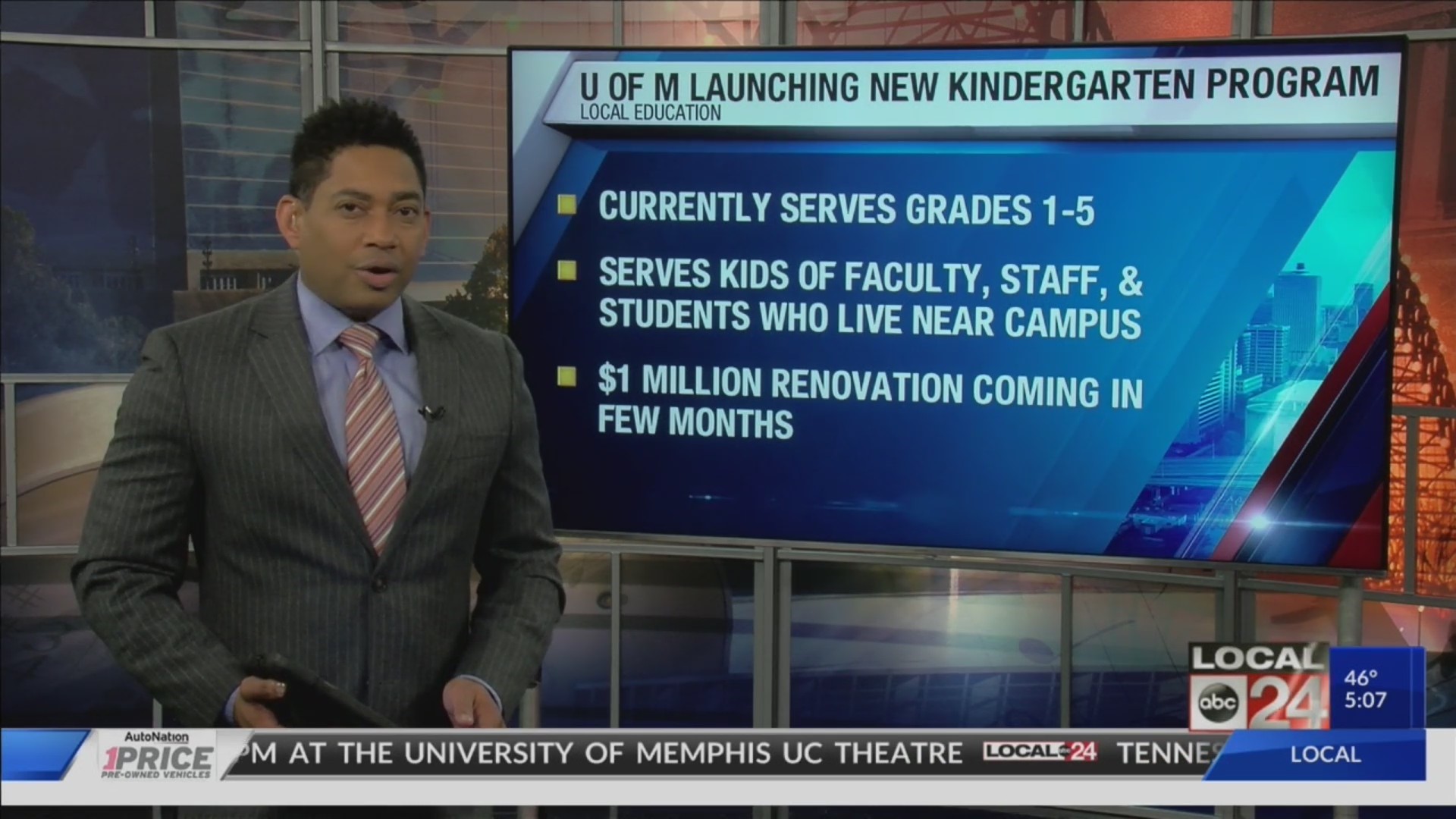 University of Memphis launching new kindergarten program as part of Campus School