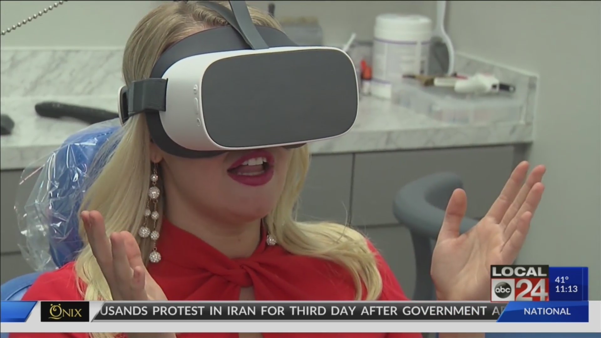 Local dentist uses virtual reality to calm patients' anxiety