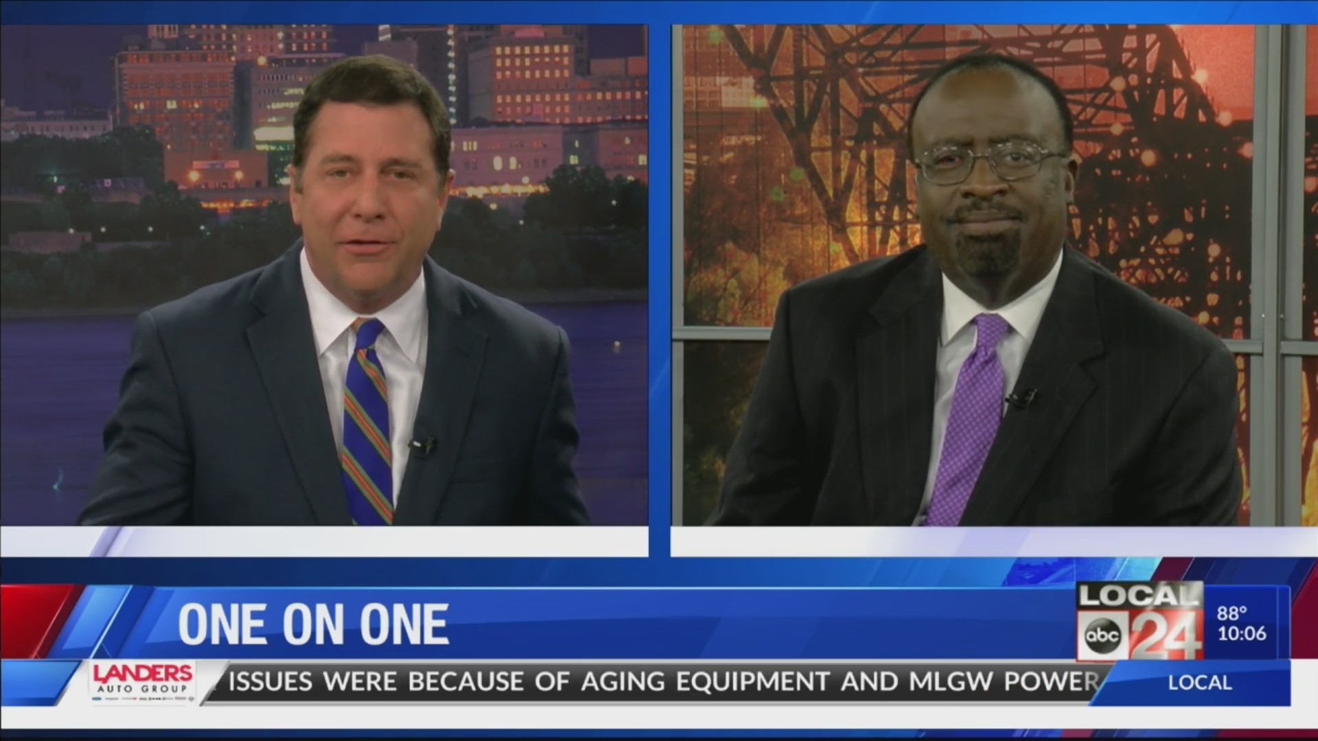 One on one with Local 24 News’ Richard Ransom and Otis Sanford