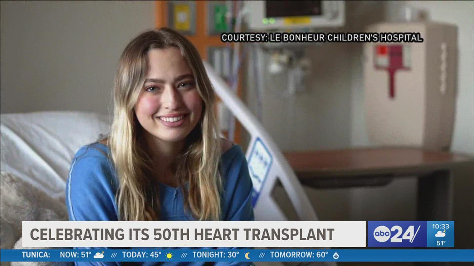The hospital is also celebrating the 5th anniversary of resuming its heart transplant program.