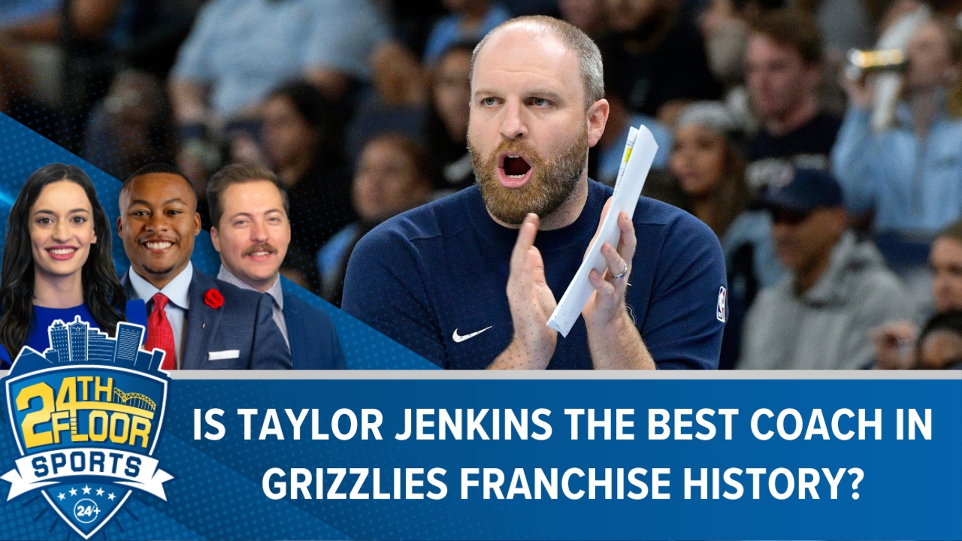 Taylor Jenkins became the winningest coach in Grizzlies franchise history, but is he best? ABC24's sports team discusses the milestone and more.