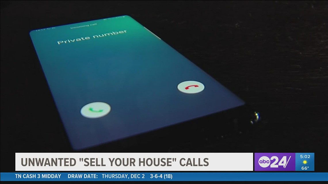 Can you stop those unwanted calls about selling your home?