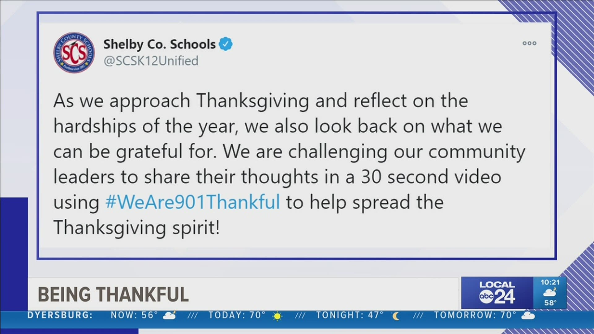 It's been a tough year message picture