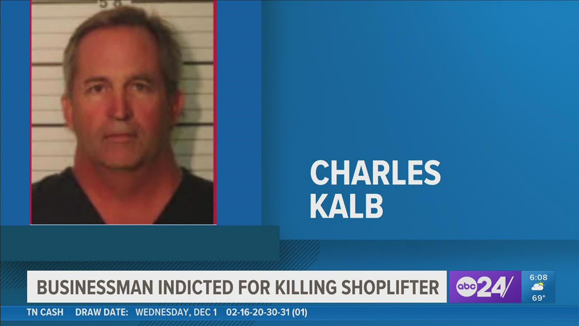 A Shelby County Grand Jury indicted Charles Kalb for first-degree murder in the 2019 death of Lamorris Robinson, who Kalb said shoplifted a chainsaw.