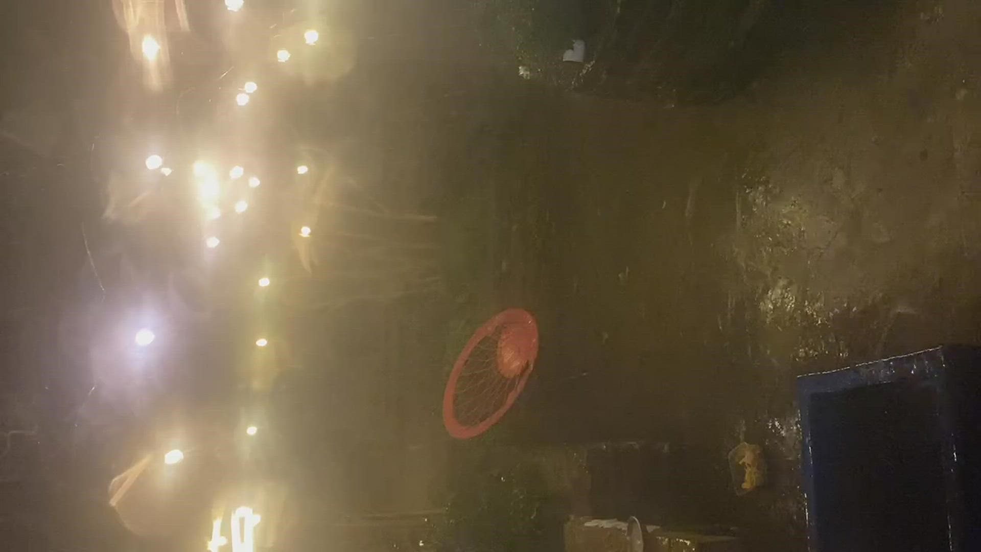 Viewer Jason Lurie sent in video of hail storms in Cordova.