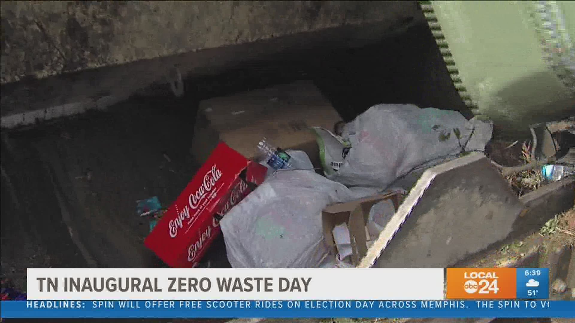 For the first time, the Tennessee Dept. of Environment and Conservation is celebrating 'Zero Waste Day' to reduce the amount of waste