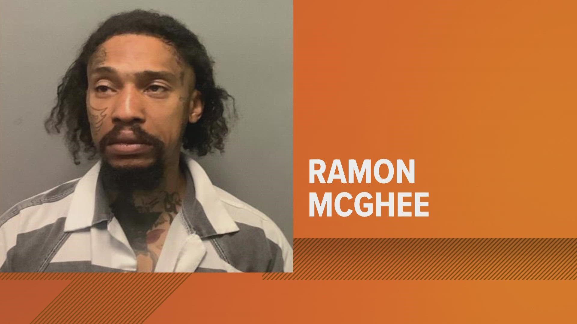 Bartlett Police arrested Ramon McGhee after linking him with a shooting at a Shell gas station on Highway 70.