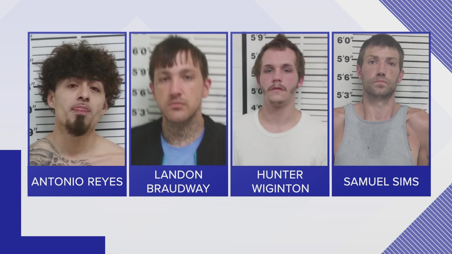 The investigation into how all four inmates escaped in the first place is still ongoing, police said.