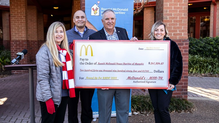 Big donation will help families at Ronald McDonald House Charities of Memphis
