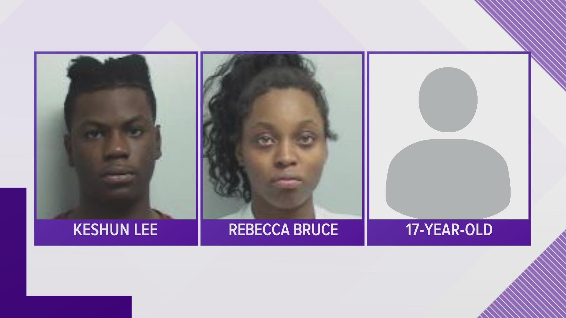 Collierville Police said the 17, 18 and 19-year-old teens were charged with property theft.