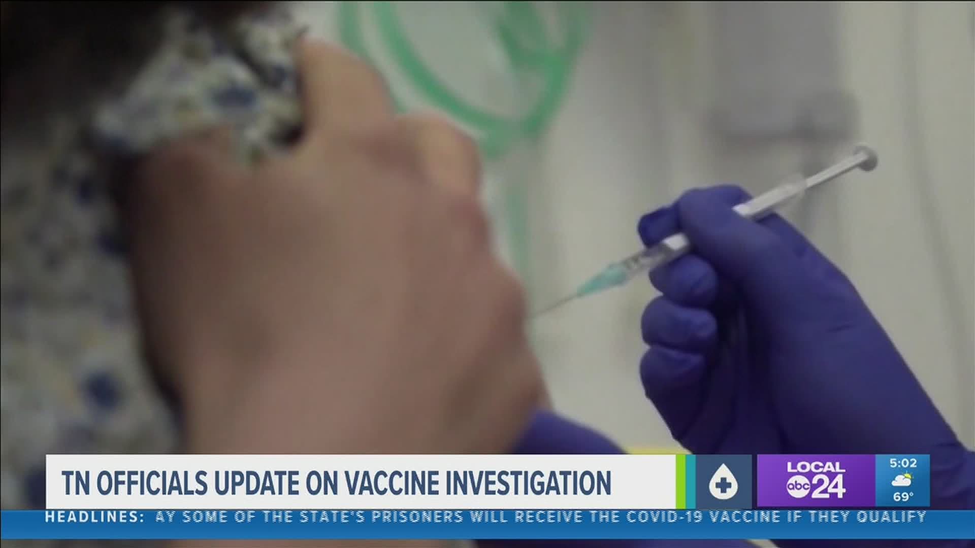 A wider probe launched after the state found nearly 2,500 COVID-19 vaccine doses discarded by the Shelby County Health Department because of temperature mishandling.