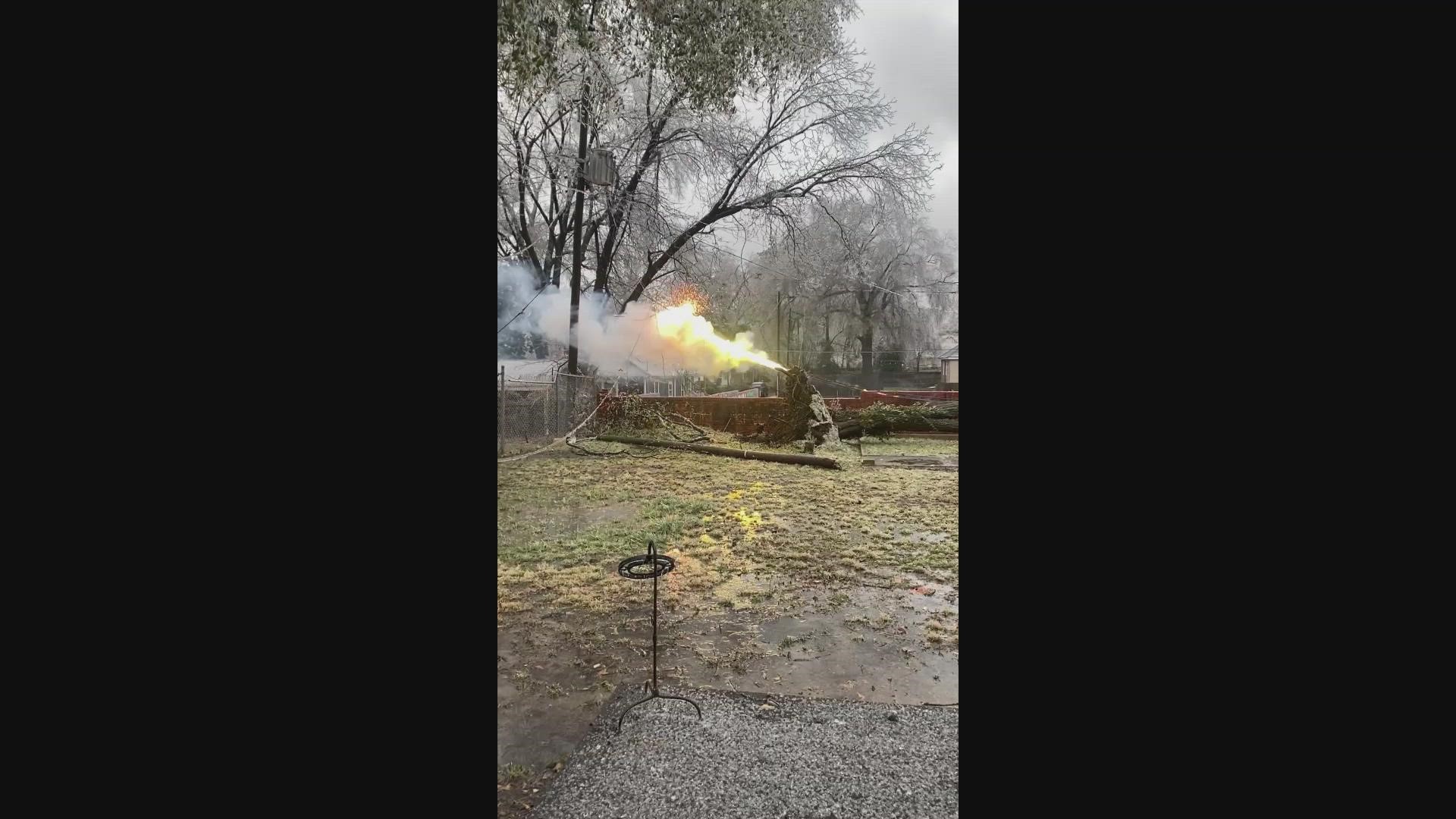 Check out this video from ABC 24 viewer Carl Green in midtown Memphis.