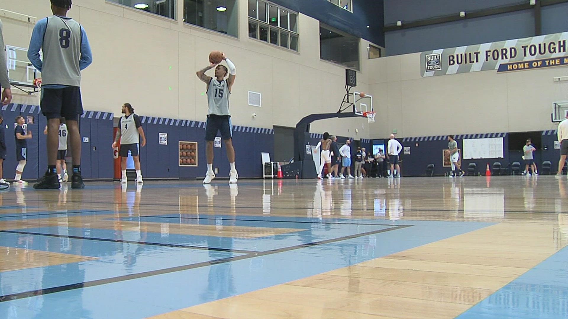 With more traditional training camp, 'it feels like basketball again' at FedExForum