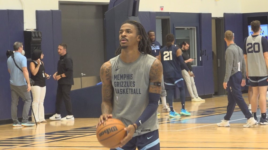 Ja Morant works on improving as Grizzlies training camp opens