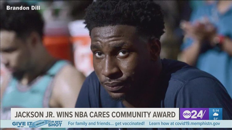 Jaren Jackson Jr. wins the NBA Cares Community Assist Award for December