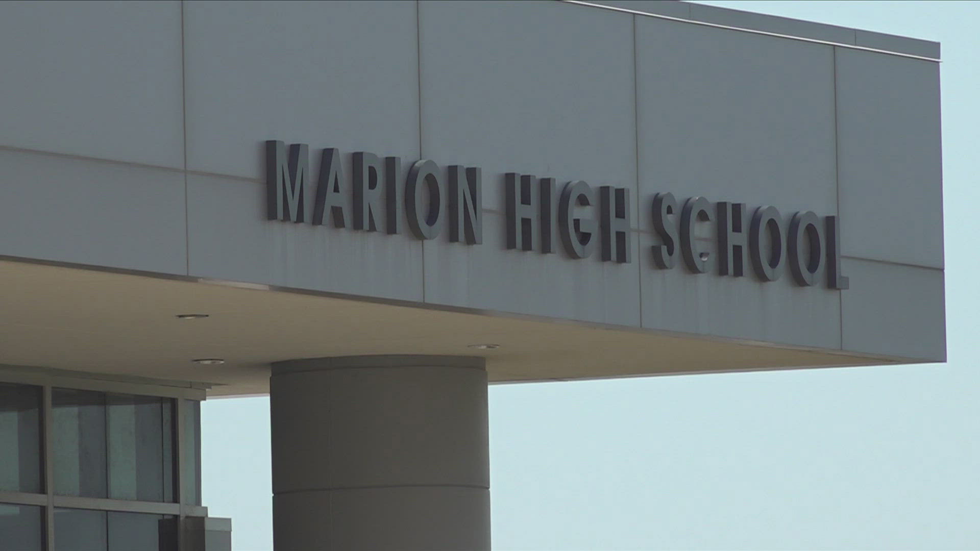 Marion Police Department officers detained two teens at Marion High School after reports of armed students caused the campus to go on lockdown.