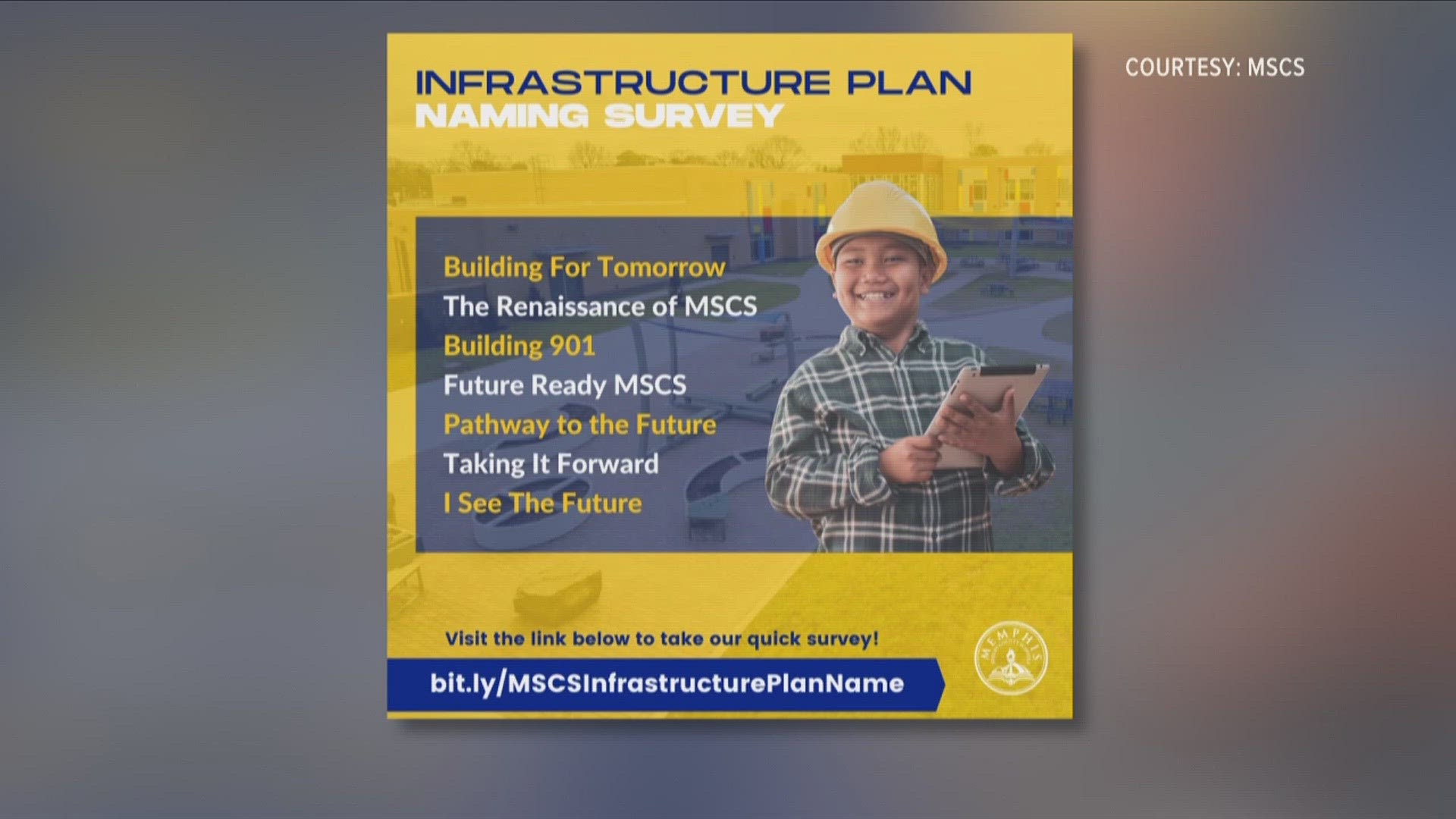 MSCS sent a survey to district parents, staff, students and community members, asking them to name a new plan to tackle the district's aging infrastructure.