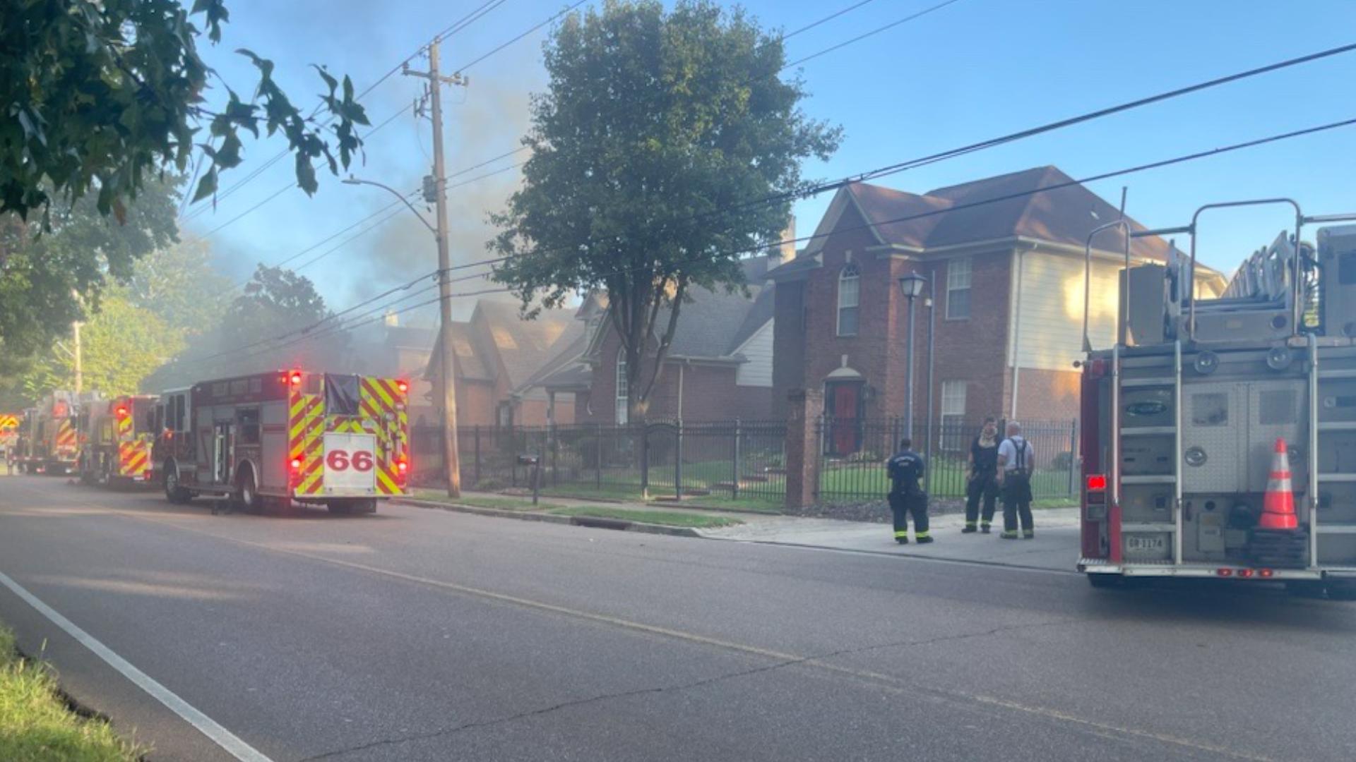More than 40 firefighters battle residential fire in Cordova ...