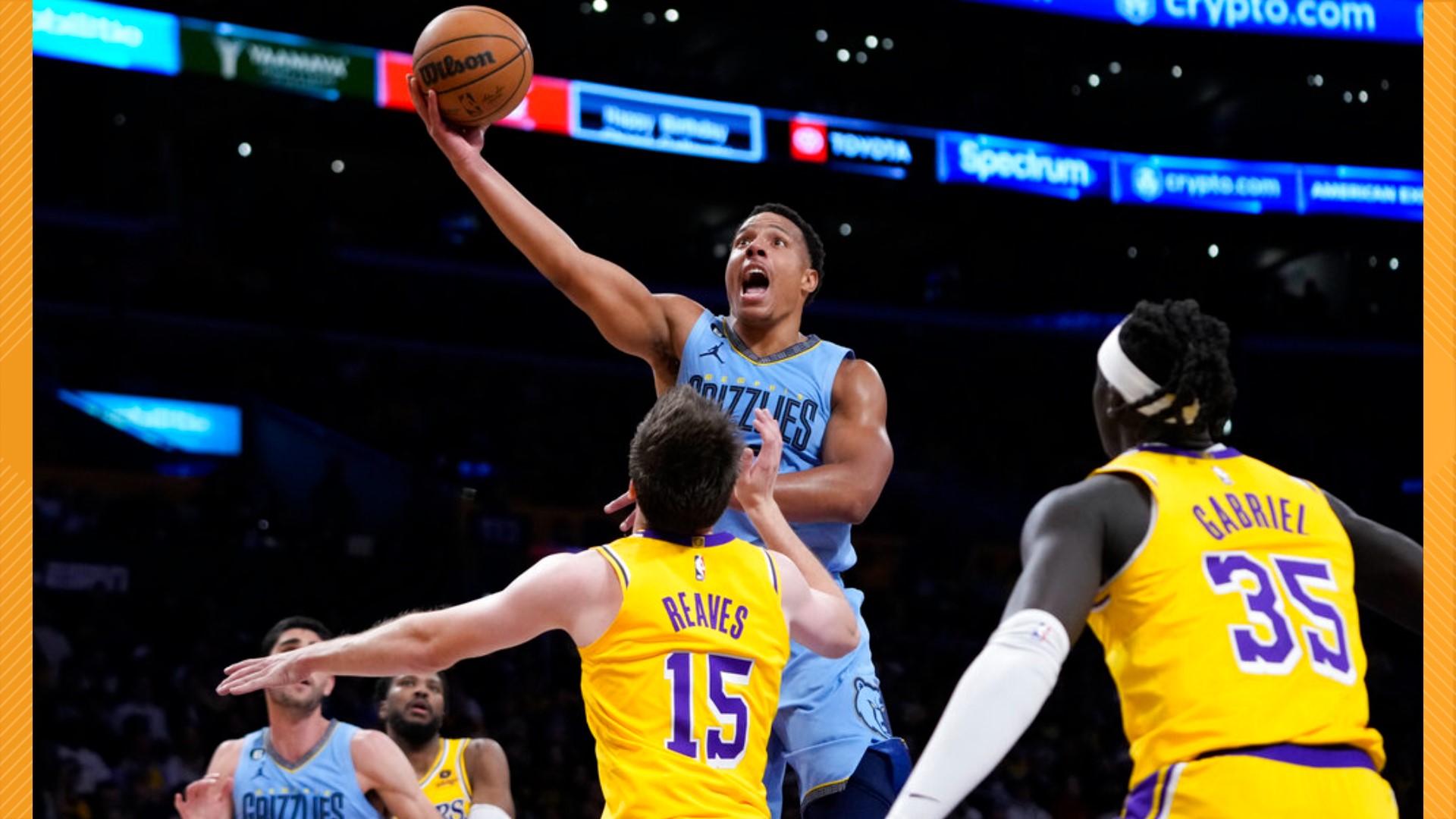The first time the Grizz and Lakers will face off in the playoffs comes at a time when Memphis has faced turmoil for months, Otis Sanford says. We deserve a break.