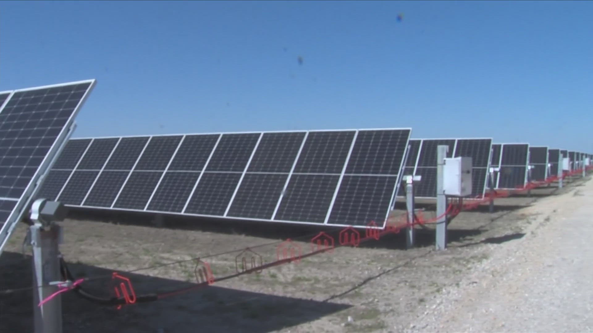 The Big Cypress Solar Energy Center, and is part of the city's plan to be free of coal-fired power by the year 2030.