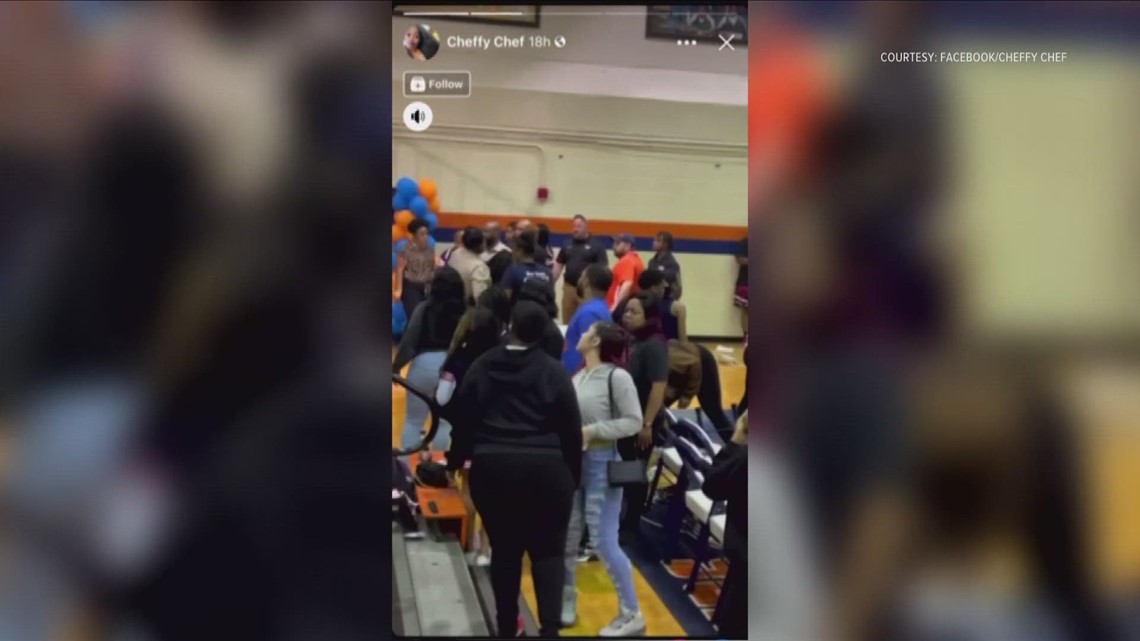 Fight breaks out during Memphis High School basketball game, two women ...