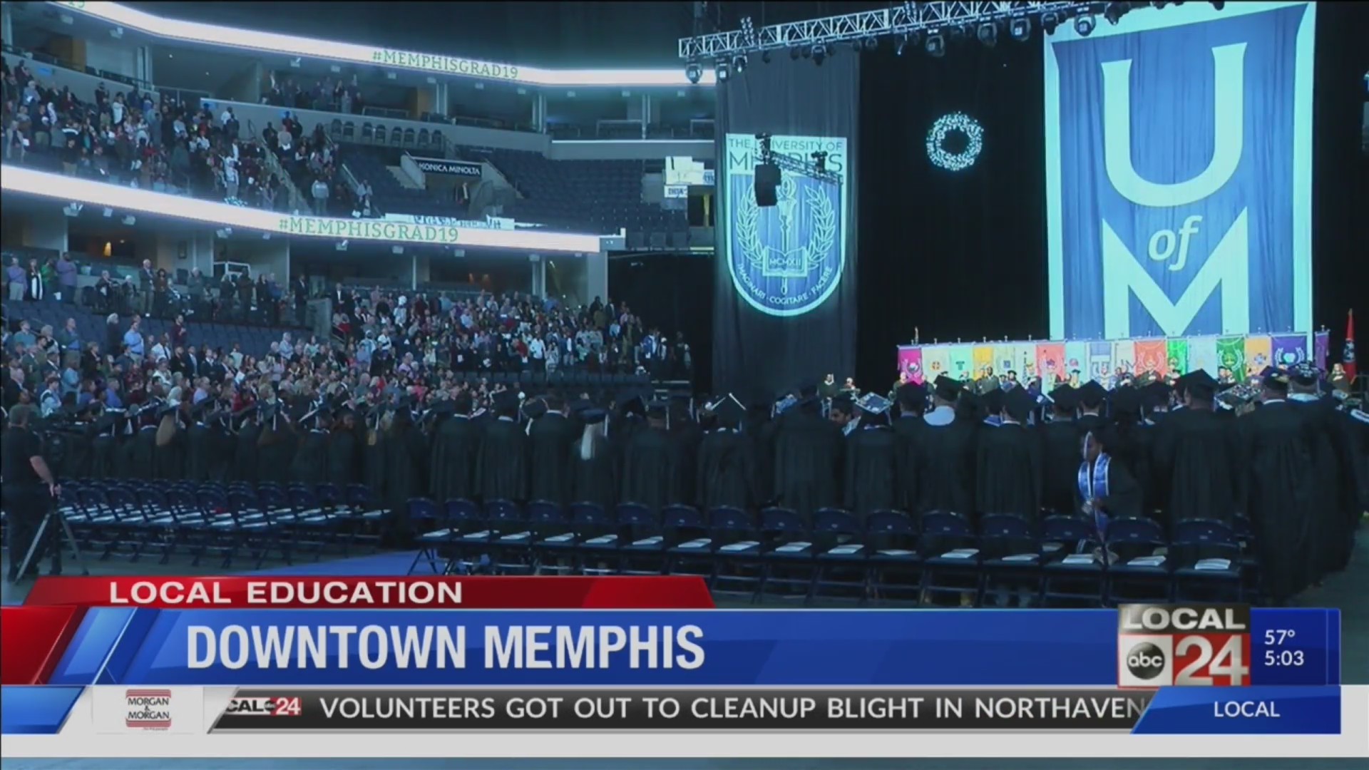 1600 plus degrees awarded to University of Memphis students Sunday