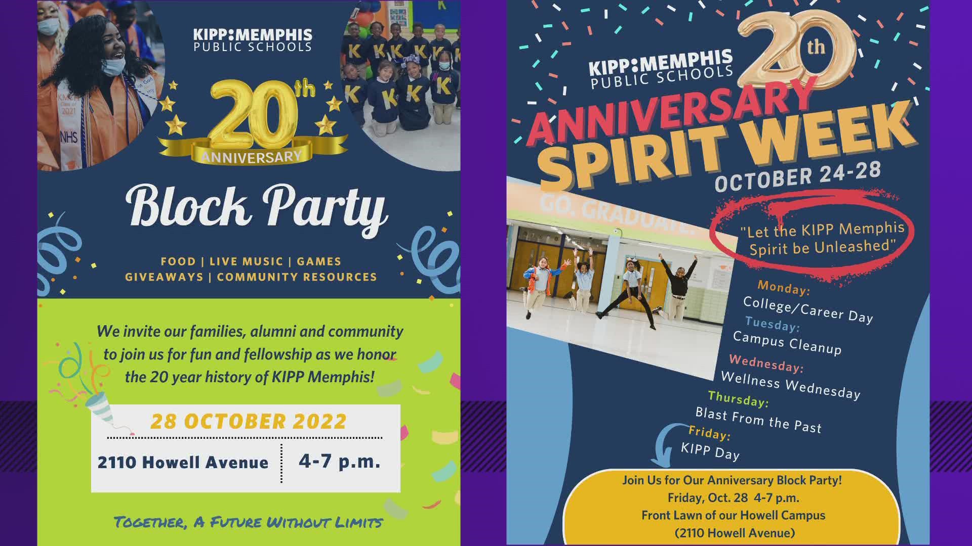 The school will have a theme centered around their mission and "back to basics" objectives. A community block party will end the week at their Howell campus.