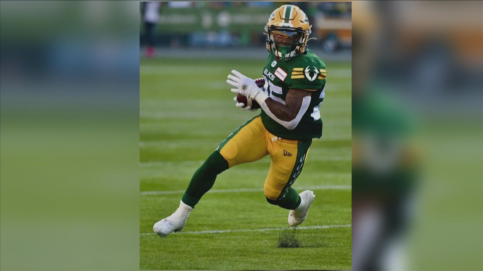 Running back for the Edmonton Elks Canadian football team and Southaven-native Christian Saulsberry was shot and killed early Saturday morning in Walls, Mississippi.